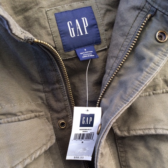 GAP military style jacket brand new size small - Picture 3 of 4
