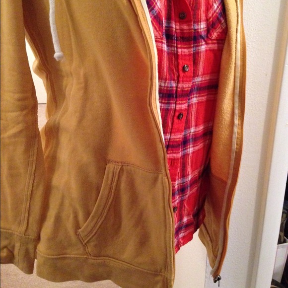 REDUCED PRICE: Mustard Hoodie - Picture 2 of 3