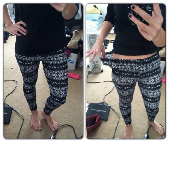 Fair isle leggings - Picture 3 of 3