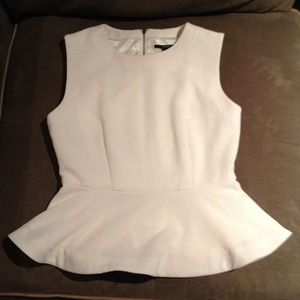 Forever 21 white peplum shirt.