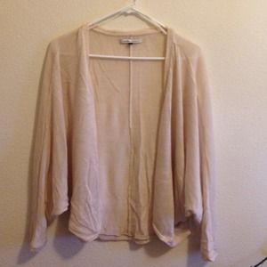 BERSHKA Batwing Cardigan nude