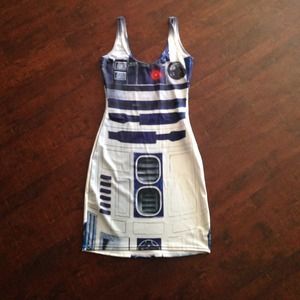 Brand new black milk r2d2 dress