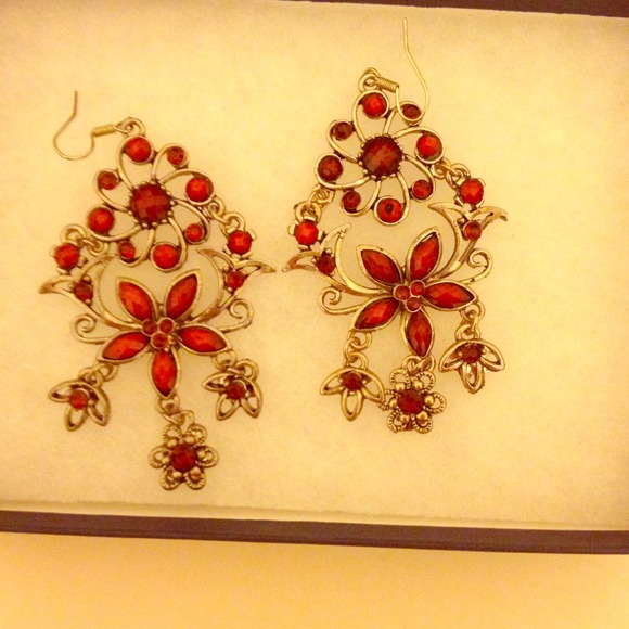 Red earring