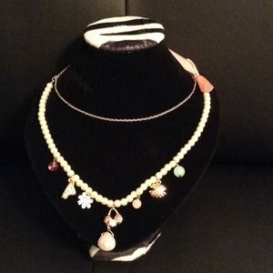 Fashion necklace shell beads pearl
