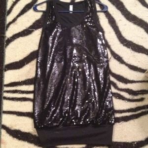 🚫SOLD🚫Xhilaration black sequenced dress