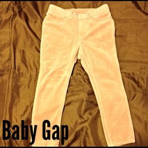 Little girl's coral colored slim-fit Cords.
