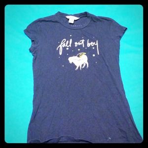 Navy blue Fall Out Boy shirt
