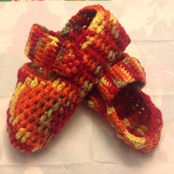 SOLD special order available MARY-JANE SLIPPERS - Picture 2 of 3