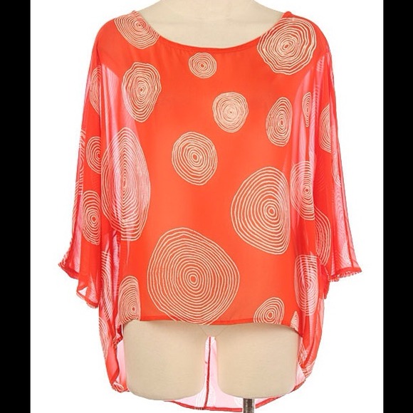 *HOLDING* Circle Print Blouse