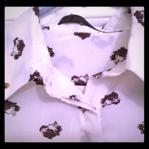 Leopard print blouse