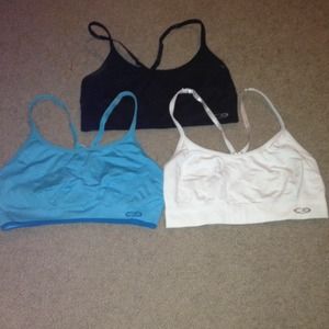 **RESERVED**Set if 3 racerback sports bra!