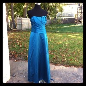 Vibrant Strapless Dress