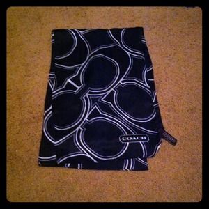 100% silk coach scarf/bandeau