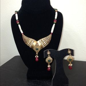 Traditional indian necklace