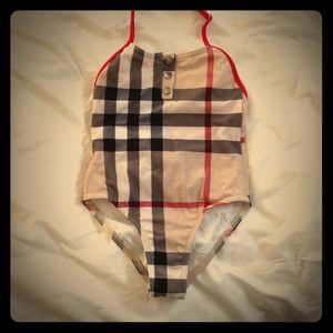 NWT Burberry Children's bathing suit size 3YRS