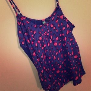 Leopard print tank top