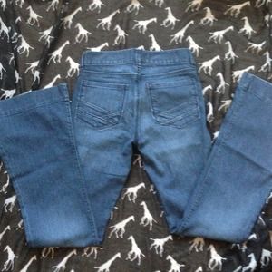 Gap low rise bell jeans, size 0