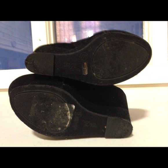 Black-Rouge shoes size 6 1/2 - Picture 4 of 4
