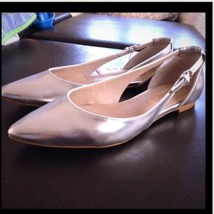 Zara's Metallic Ballerina.