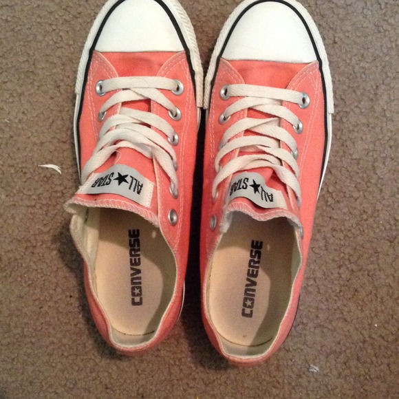 Converse Shoes Salmonpink Poshmark