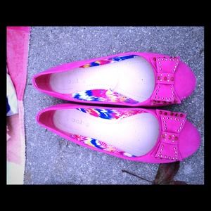 🎊pink studded flats