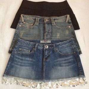 Three Cute Mini Skirts