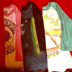 3 baseball tees