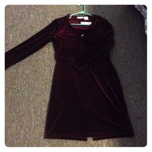 Dress with over coat :) in great condition .