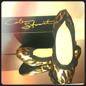 VS Colin Stuart leopard flats