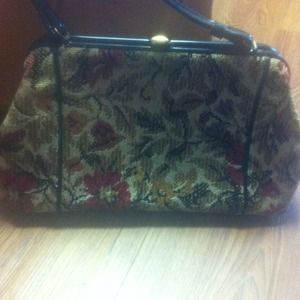 Vintage carpet bag