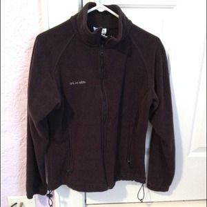 Columbia large black fleece