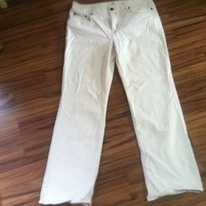 Ann Taylor LOFT white jeans