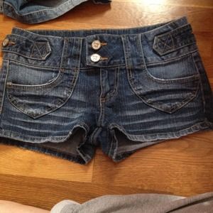 Indigo rein shorts