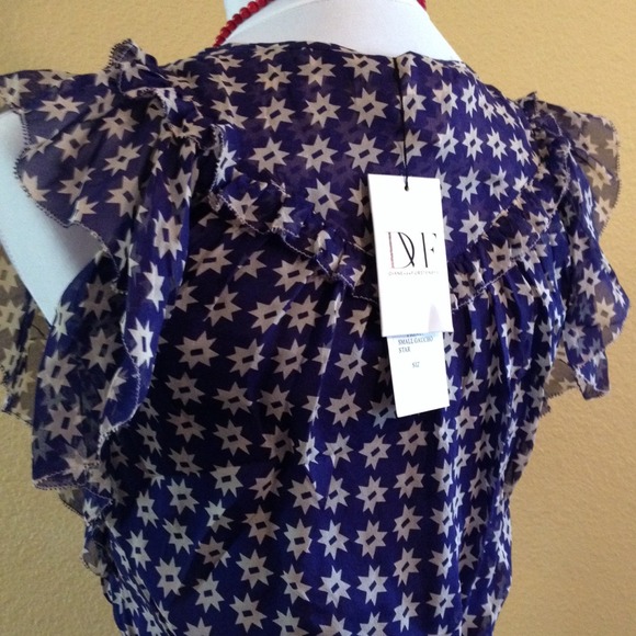 ๐ซSOLD๐ซ ๐HP๐ Libelle Top - Gaucho Star Navy Top - Picture 4 of 4