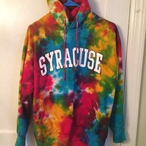 Tie dye syracuse hoodie Clearance