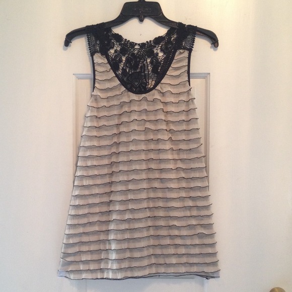 Charlotte Russe Ruffle Tank