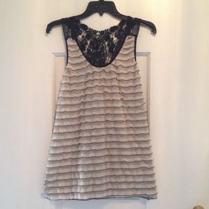 Charlotte Russe Ruffle Tank