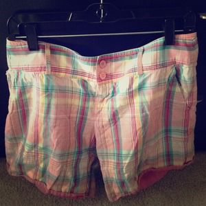 Lacoste plaid shorts sz 40