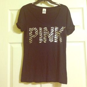 VS PINK Black TShirt