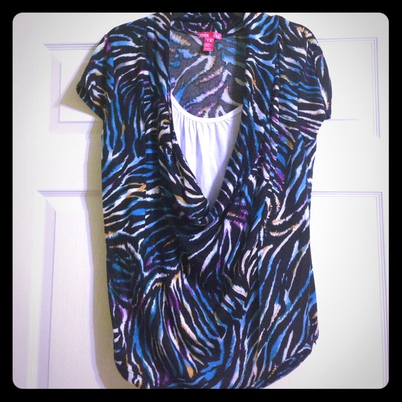 🚫Bundled🚫Multi-Color Animal Print Top