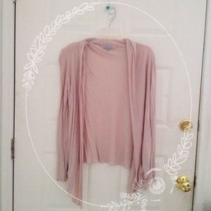 Blush Drapey Cardigan/Shawl