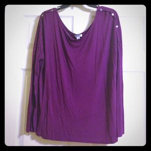 Plum Long Sleeve Top