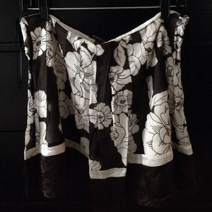 Bebe skirt, brown and white sz 8