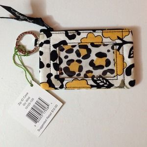 Zip ID Case in Go Wild print. New With Tags