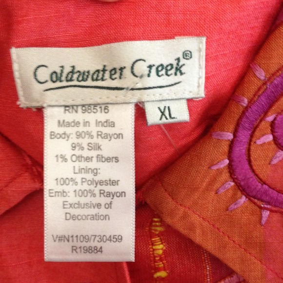Muilti-colored jacket with detailed stitch. - Picture 3 of 4