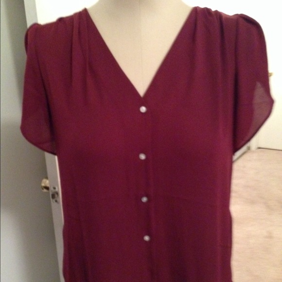 RESERVED:  Maroon Blouse