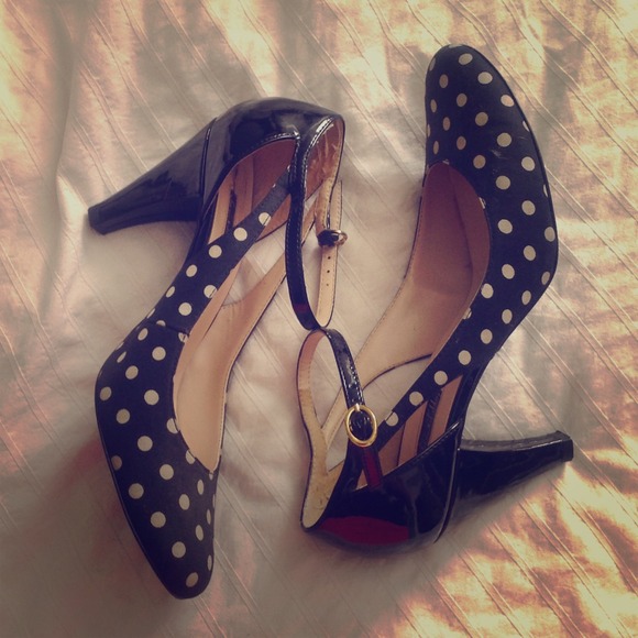 Polka dot shoes
