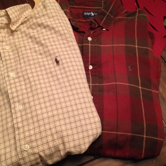 Polo button up long sleeve shirts