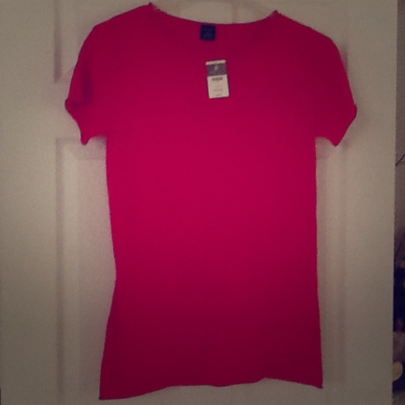 Fuchsia maternity top, dress and cream /tan top