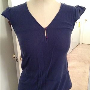 REDUCED PRICE: Unique Navy Top